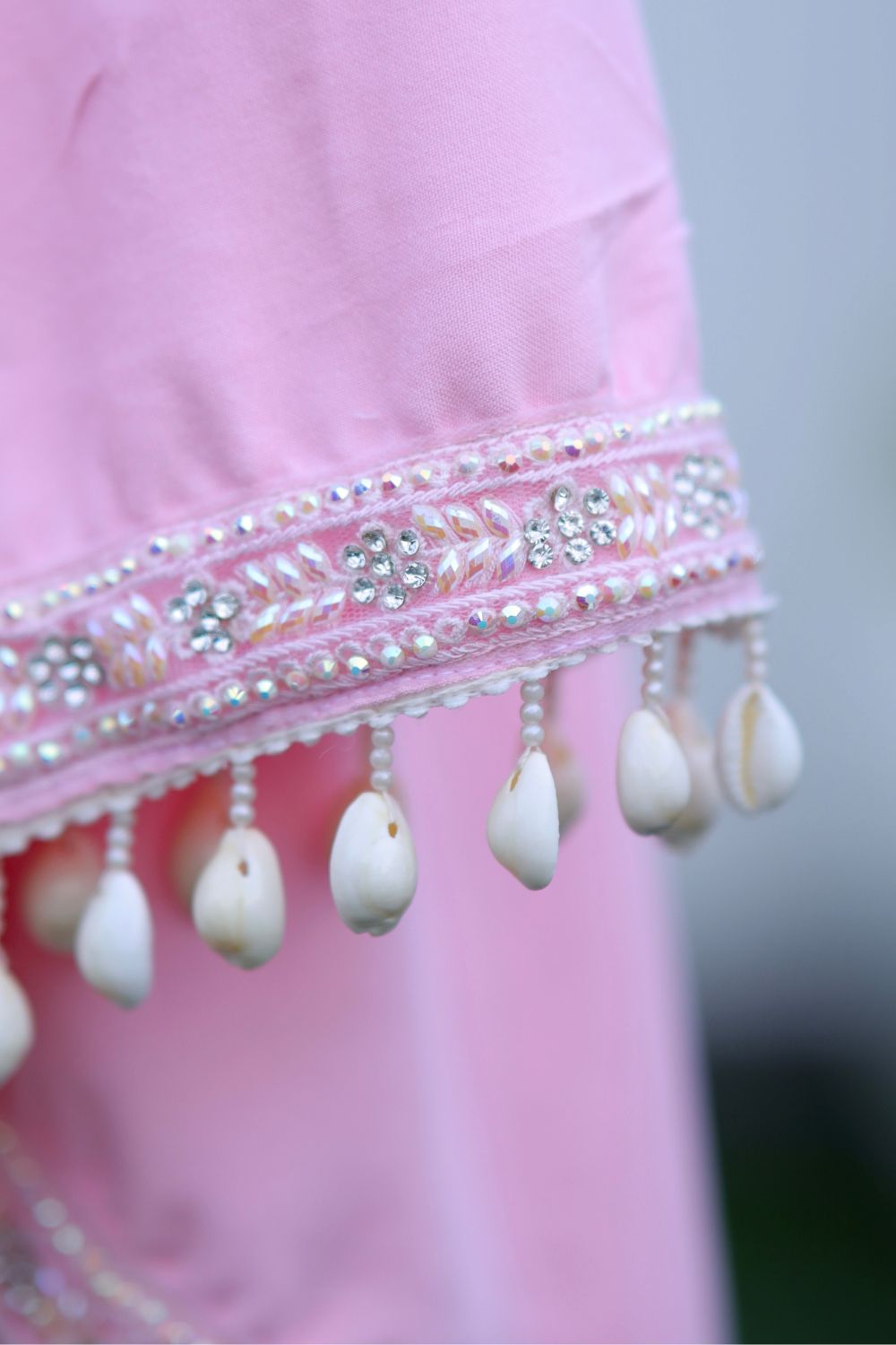 Meera White-Pink Anarkali