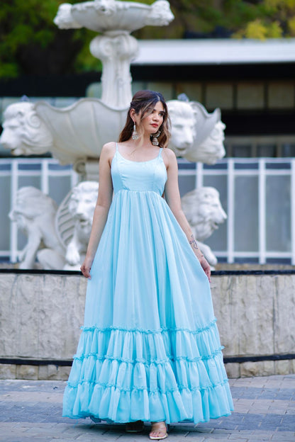 Diya Sky Blue Gown