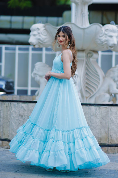 Diya Sky Blue Gown