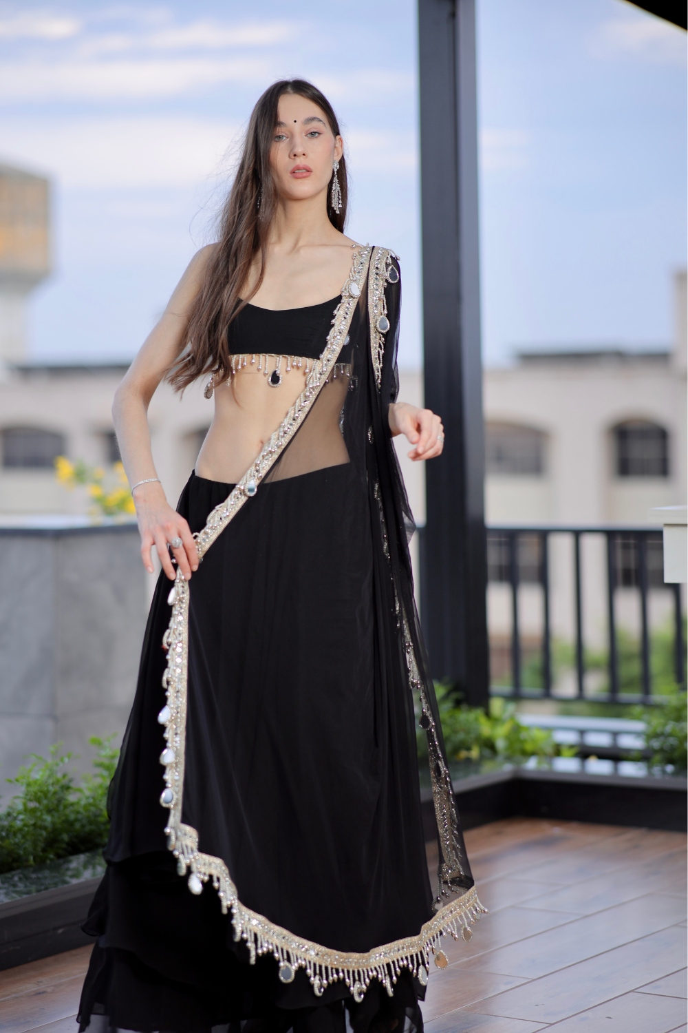 Kiara Black Lehnga