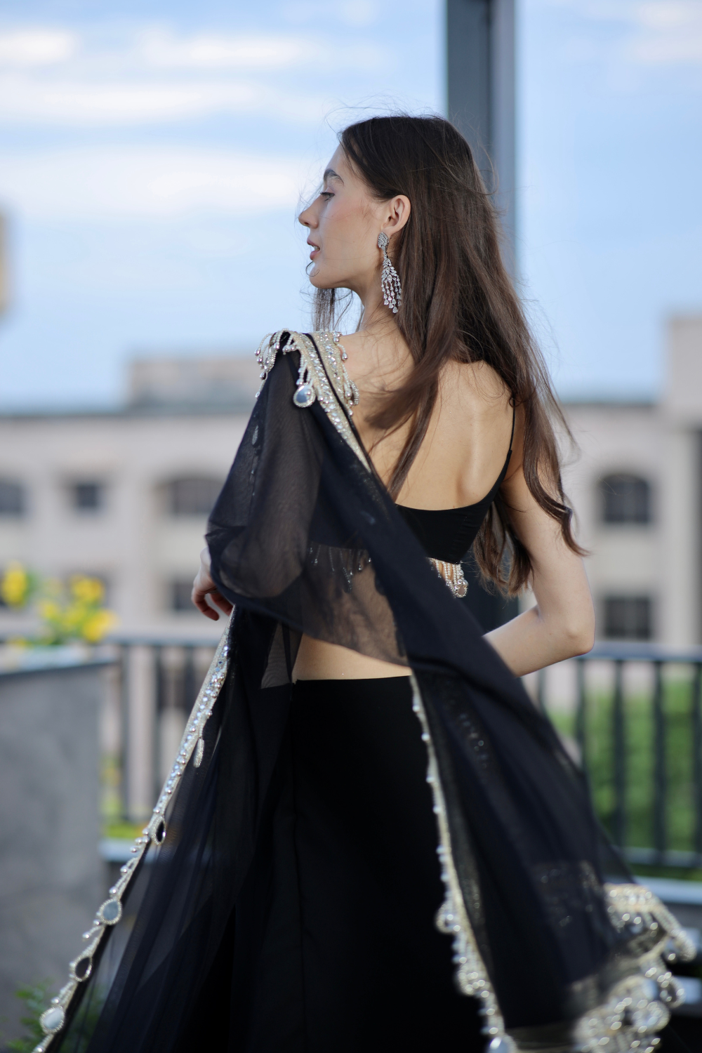 Kiara Black Lehnga