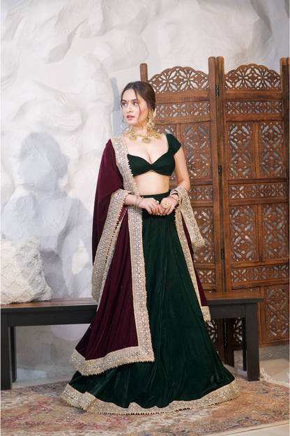 Madhu Velvet Lehnga