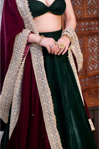 Madhu Velvet Lehnga