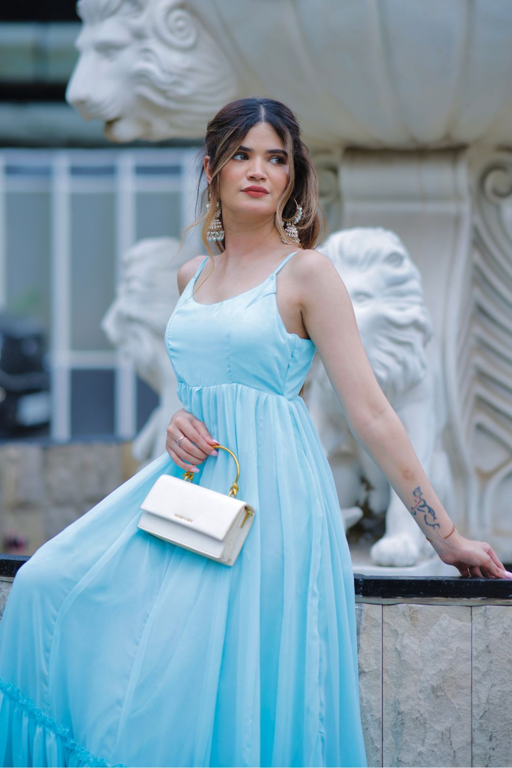 Diya Sky Blue Gown