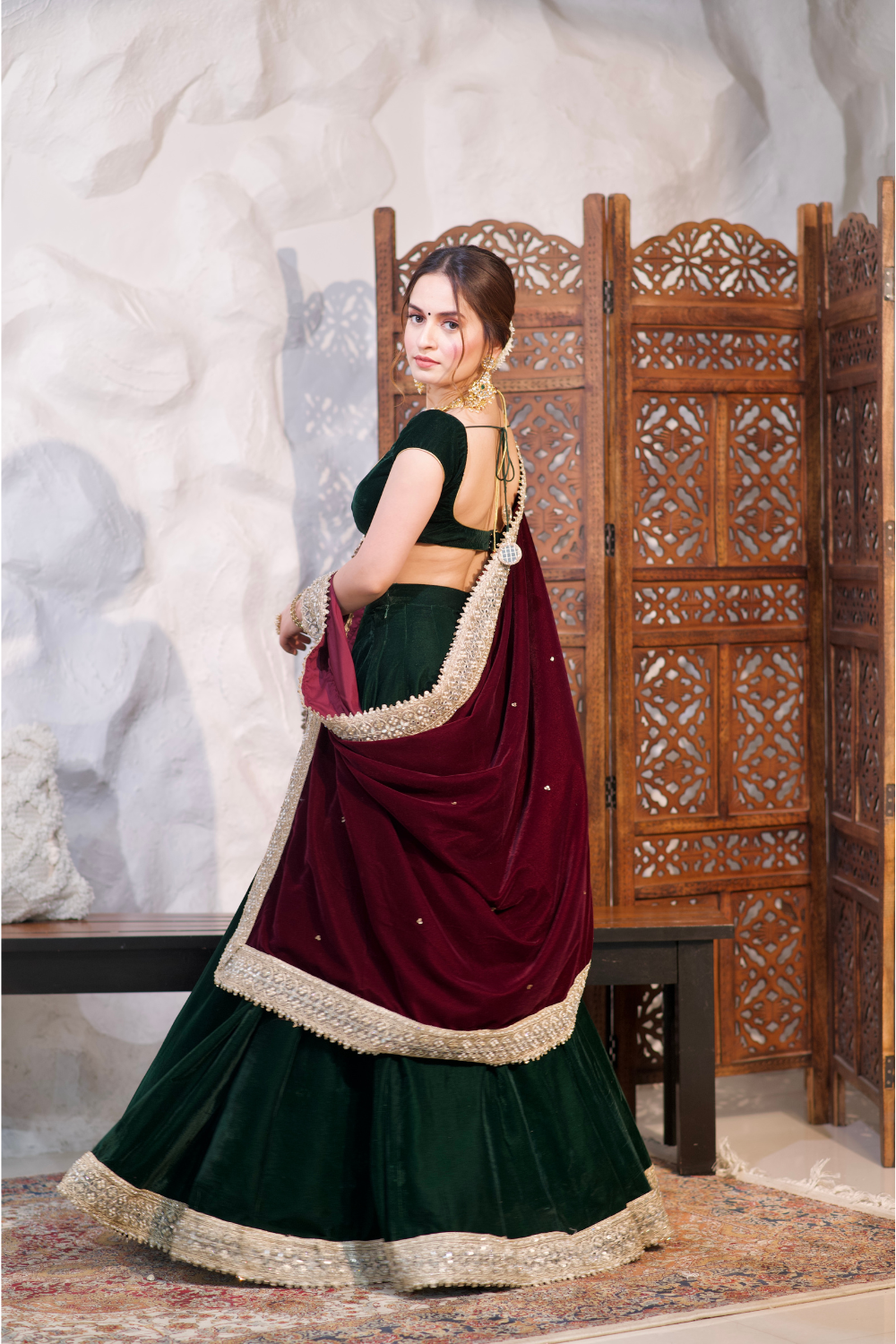 Madhu Velvet Lehnga