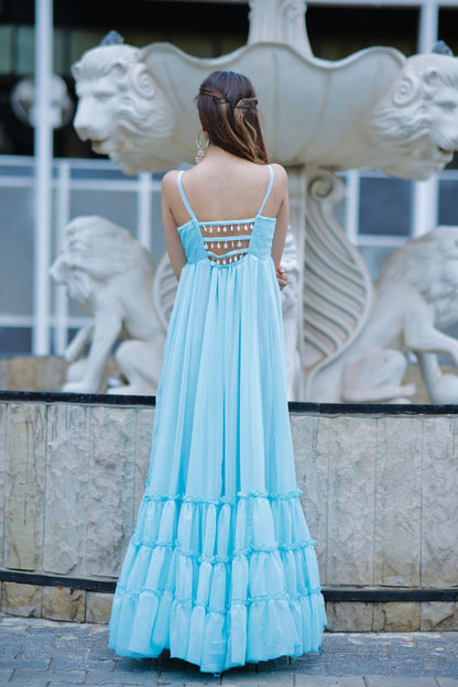 Diya Sky Blue Gown