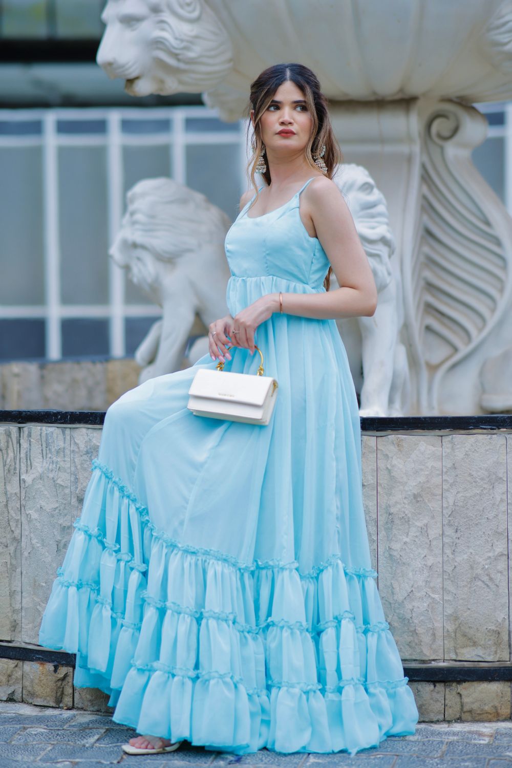 Diya Sky Blue Gown