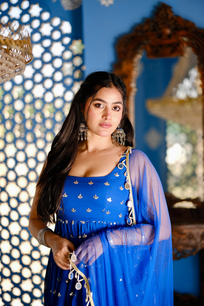 Radha Blue Anarkali