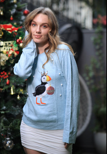 Oversized Queen Bird Sweater Size M