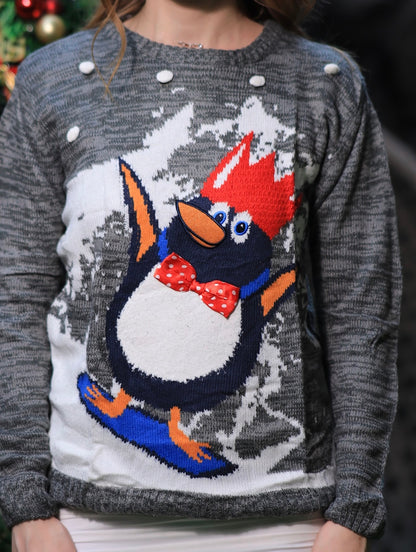 Oversized King Penguin Sweater Size M