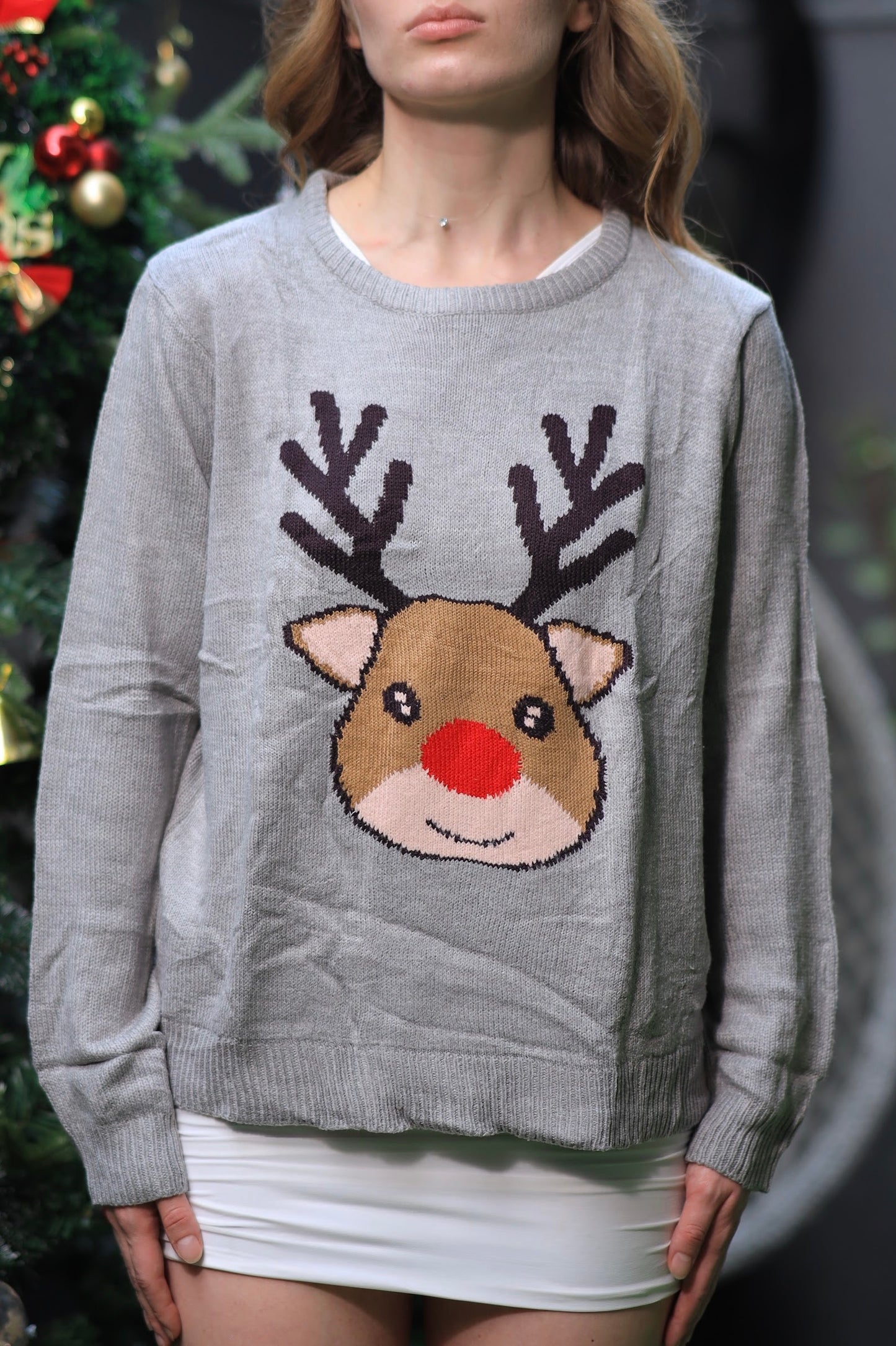 Oversized Deer Sweater